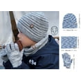 thumbnail image 3 of Yoyauz Baby Winter Cap Scarf Glove Set Kids Winter Cap Winter Knit Beanie Neck Warm Gaiter Scarf Baby Hat & Glove Set Boys & Girls Gifts, 3 of 5
