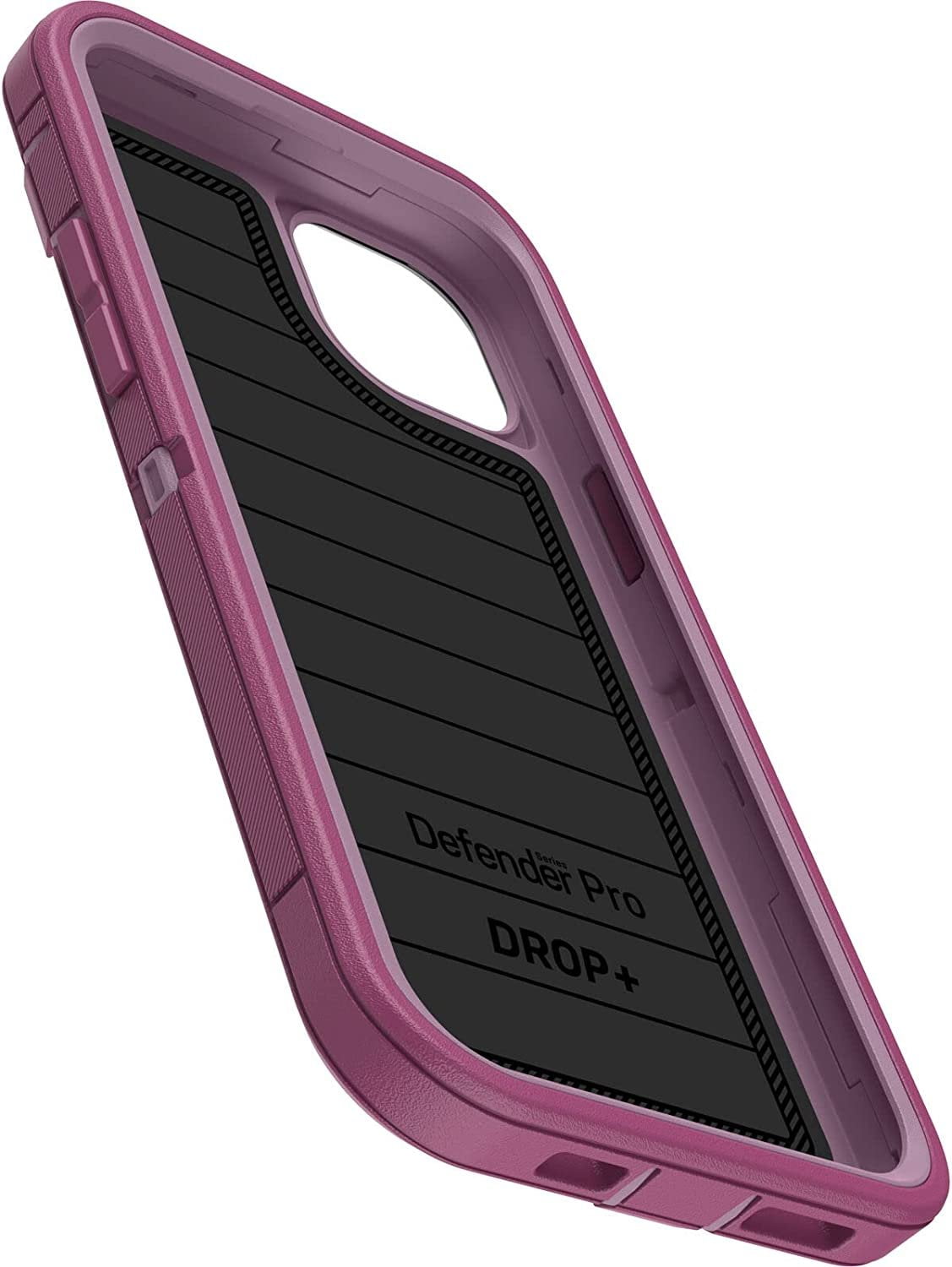 OtterBox Defender Series Screenless Edition Case for iPhone 14 Plus Only - Holster Clip Included - Microbial Defense Protection - Non-Retail Packaging - Morning Sky Pink