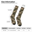 thumbnail image 3 of Women's Knee High Socks Green Army Camouflage Thermal Soft Knee Long Socks, 3 of 7