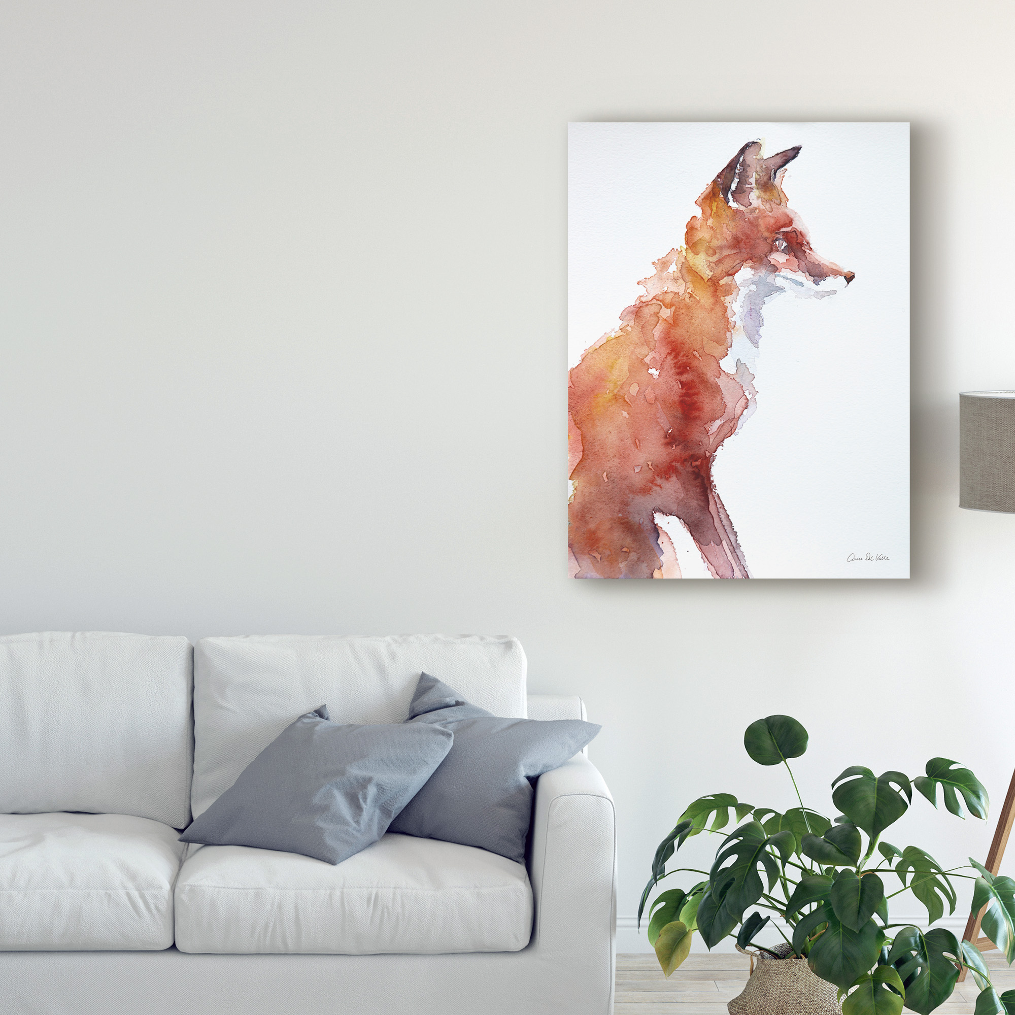 Trademark Fine Art 'Sly Fox' Canvas Art by Aimee Del Valle
