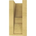 thumbnail image 4 of 4"W x 4"D x 8"H Wide Ridgewood Rough Cedar Woodgrain TimberThane Corbel, Primed Tan, 4 of 6