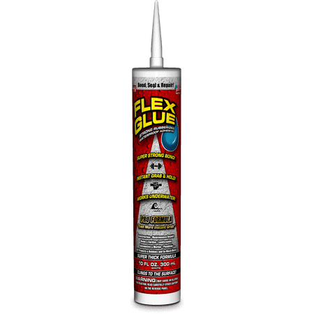 Flex Glue Strong Rubberized Waterproof Adhesive, 10-oz Pro
