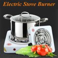 thumbnail image 3 of Portable Electric Single Burner Hot Plate Cooktop 1000W Dorm Countertop Stove, 3 of 8