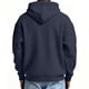 thumbnail image 4 of RKSTN Hoodies for Men Oversized Quarter Zip Waffle Weave Drawstring Long Sleeve Pullover Hooded Sweatshirts Tops Mens Casual Solid 1/4 Zipper Loose Fits Fall Athletic Hoodie with Pockets, 4 of 8