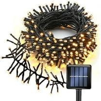 Solar Powered String Lights, 72 Feet Long with 200 LED Bulbs, 8 Modes Outdoor Ambient String Lights,