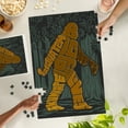 thumbnail image 3 of Lantern Press 1000 Piece Jigsaw Puzzle, Bigfoot, Typography, 3 of 5