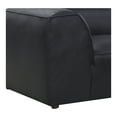 thumbnail image 6 of Moe's Home Collection Form Corner Chair Vantage Black Leather Leather, 6 of 7