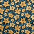 thumbnail image 1 of oneOone Georgette Viscose Yellow Fabric Floral Sewing Craft Projects Fabric Prints By Yard 42 Inch Wide, 1 of 4