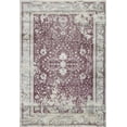 thumbnail image 1 of Ladole Rugs Abstract Garnet Contemporary Carpet Area Rug Runner for Office, Living Room Bedroom Dining Room in Rose-Cream, 7x10 (6'5" x 9'5", 200cm x 290cm), 1 of 4