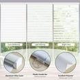 thumbnail image 4 of Cordless Zebra Blinds Roller Shades for Window-Dual Layer Sheer Blinds Light Control with Valance Day Night Privacy Light Filtering Fabric ; W x ; H (W.xHcm), 4 of 7