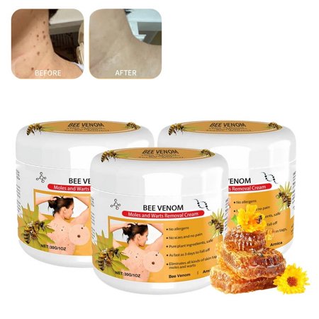 Strength Bee peptide Tag Skin Removal Cream Skin Care Cream,Body Wart Removal Cream,Rapid Acting-3PCS