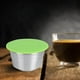 thumbnail image 2 of Fdit Taza de cápsula de café Recargable Reutilizable de Acero Inoxidable de Silicona Duradera con Cubierta de Polvo prensado Apto para cafetera Dolce Gusto 40 ml4#) Khall Tendencias, 2 of 6