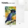 thumbnail image 4 of Nawy Bird Branch Colorful Background Towels Set - Funny Kitchen Towels for Kitchens, Bathrooms, Showers - Spa Towel Hand Towel for Kitchens, Bathrooms, Showers - Pack of 2 27.5*16in, 4 of 6