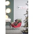 thumbnail image 5 of 25x13.5x17.5"H Iron Sleigh Outdoor or Indoor, Large Christmas Sleigh Decoration, Santa Sleigh Holiday Decoration for Party Yard Home Fireplace Outside Lawn Office, 5 of 7