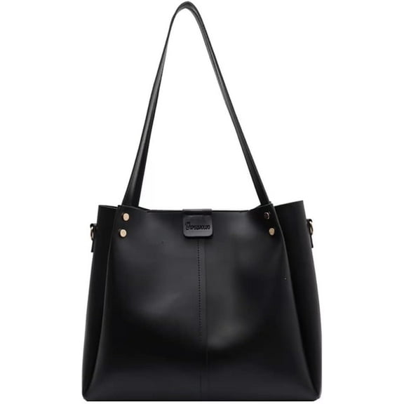 MMYGU Shoulder Bag for Women Minimalist Vegan Leather Crossbody Purse Everyday Tote Handbag with Detachable Shoulder Strap