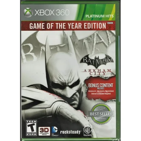 Batman: Arkham City Game of the Year Edition (Platinum Hits) Xbox 360 (Brand New