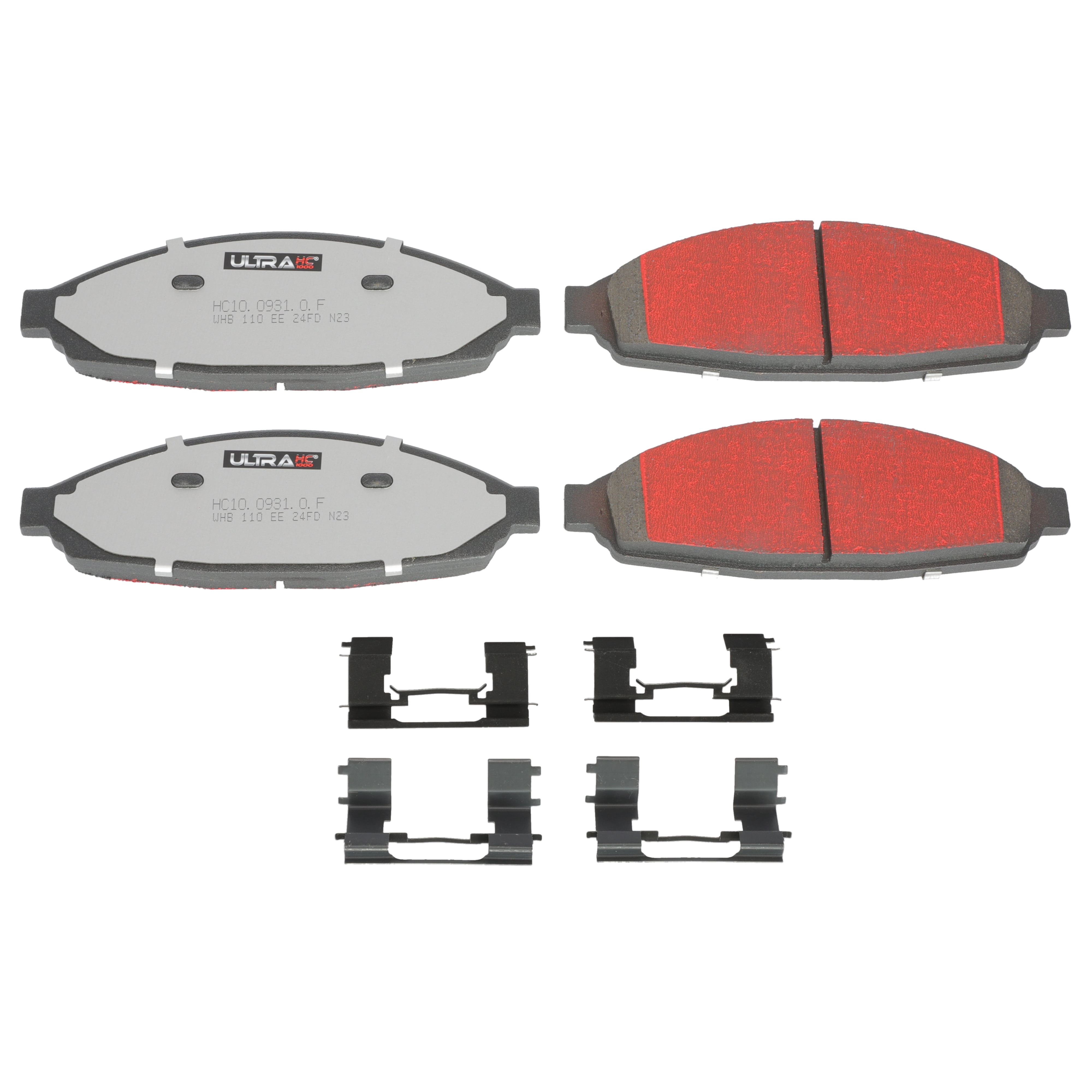 Ultra HC 1000 Brake Pad Set, Front HC10.0931.0.F, Ford Crown Victoria 2011-2003
