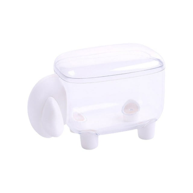 Elephant Sheep Cotton Swab Holder Makeup Storage Box with Lid for Lipsticks Cotton Swab Nail Art