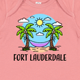 thumbnail image 4 of Inktastic Summer Vacation in Fort Lauderdale Boys or Girls Baby Bodysuit, 4 of 5