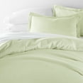 thumbnail image 5 of Duvet Cover Set - Ultra Soft & Breathable - Sage Chevron for Twin Size Bedding by Comfort Canopy, 5 of 15