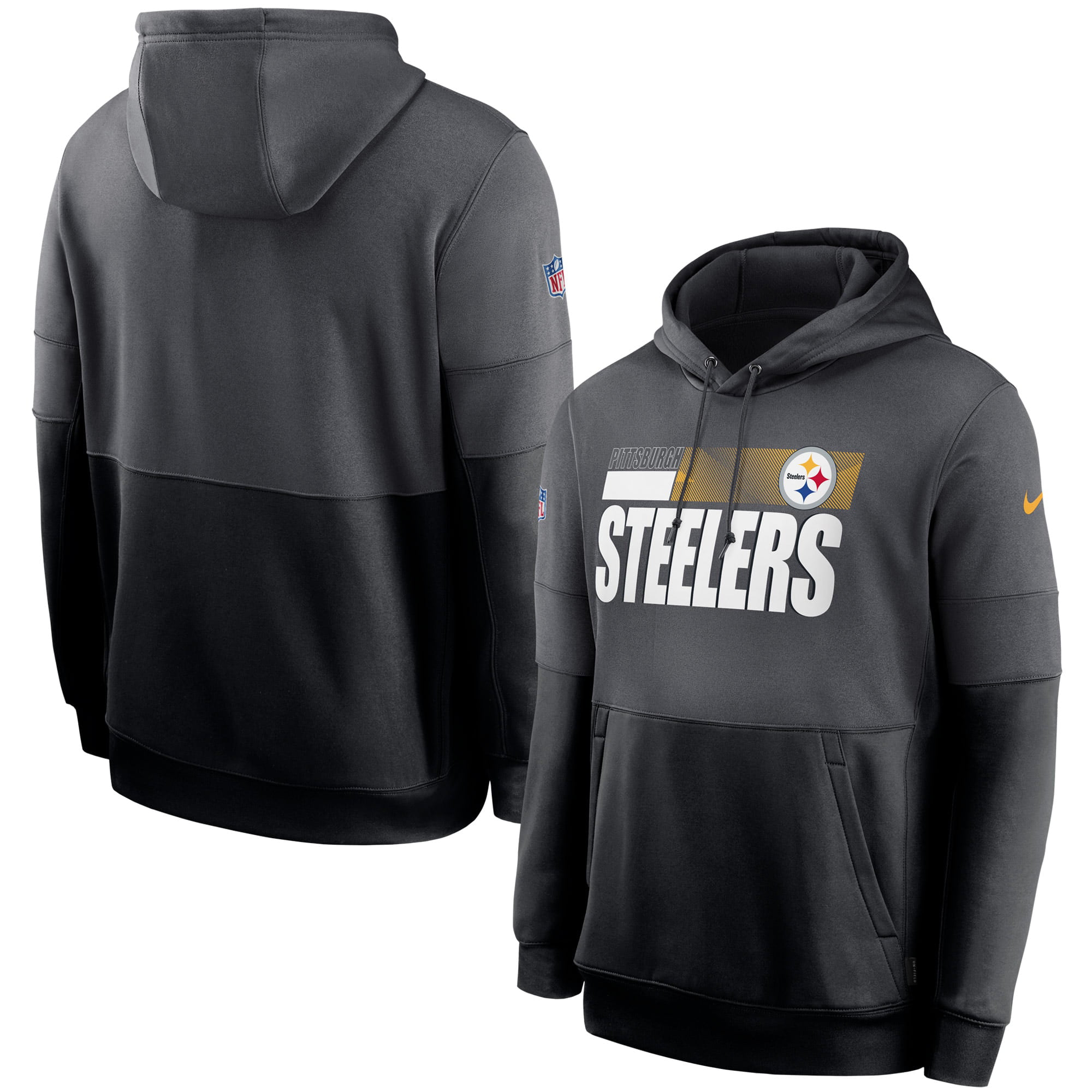 steelers performance hoodie