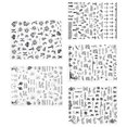 thumbnail image 3 of Spider Themed Stickers 5 Sheets Halloween Nail Design Stickers For Women Girls 10.4cm x 8cm Daily Use, 3 of 3