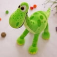 thumbnail image 2 of Una cosa Peluche de dinosaurio súper lindo de dibujos animados creativos verde 35 cm Regalos vacaciones, 2 of 5