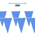 thumbnail image 4 of 100ft Blue Pennant Banner Flags String Hanging 60PCS Triangle Bunting Flags for Outdoor Wedding Birthday Party, 4 of 7