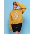 thumbnail image 2 of Vintage Rock  Art Nouveau Sweatshirt Women -Image by Shutterstock, Female XX-Large, 2 of 4