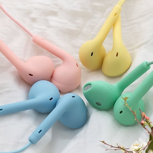 Auriculares en línea Frosted Pouch con auriculares intraauriculares U19 universales