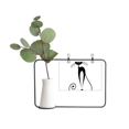 thumbnail image 1 of Marco De metal Unbranded Florero De Cerámica silueta De gato negro, 1 of 4