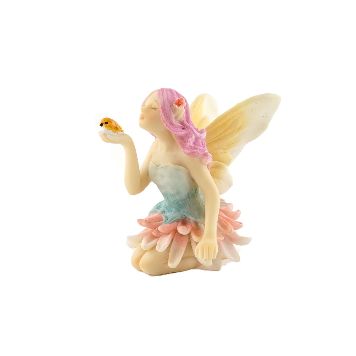 Fairy Figurine Fairy Garden Fairy Mini Pink Fairy Mini Flower Fairy