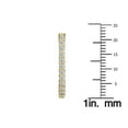 thumbnail image 2 of SZUL Women's 1 Carat TW Oval Lab Grown Diamond Hoop Earrings in 14K Yellow Gold (G-H Color, VS1-VS2 Clarity), 2 of 4