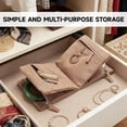 thumbnail image 3 of Pekkaxy Multi-Purpose Velvet Storage Pouch, 4.53 x 4.53 in with Reliable Zipper Closure, Keeps Essentials Neatly Separated, Great for Travel and Home Organization, 3 of 8