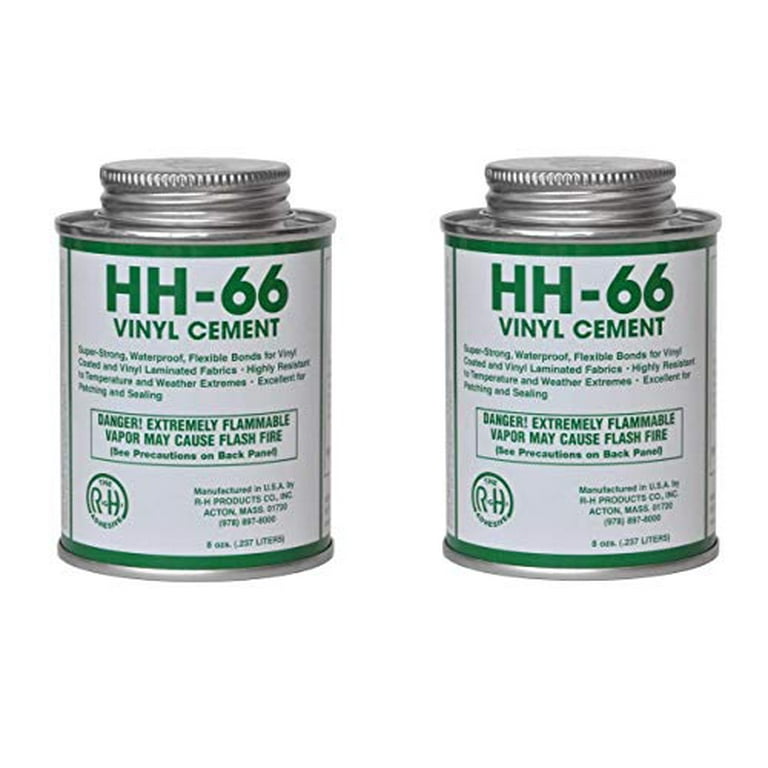 Pacific Fil at tiltrække HH-66 PVC Vinyl Cement Glue with Brush 8oz (Two Pack) - Walmart.com