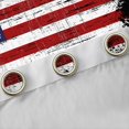 thumbnail image 4 of Manfei Patriotic Us Flag Kitchen Curtains,Stars Stripe Black Out Curtains Pack of 2 (42x63 Each),Red Black, 4 of 7