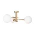 thumbnail image 3 of AC11763BR Artcraft Lighting Bonita - 3 Light Semi-Flush Mount-11.5 Inches Tall and 31.5 Inches Wide, 3 of 14
