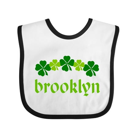

Inktastic Brooklyn New York Irish Boys or Girls Baby Bib