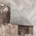 thumbnail image 4 of World Rug Gallery Abstract Circle Brown 2'x3' Door Mat, 4 of 9