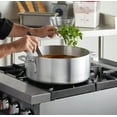 thumbnail image 3 of Soro Essentials 15 qt. Aluminum Brazier with Riveted Handles Medium Weight 4 mm Thickness - Brazier Pot Cookware Perfect for Roasting Sauteing Searing and Pan Frying Home Kitchen Restaurant, 3 of 5