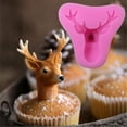 thumbnail image 3 of COMIART Stag Head Mould Christmas Deer Silicone Mold for Clay Sculpture Modeling Fimo Art Work, 3 of 6
