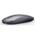 thumbnail image 2 of NIBOLOG 2.4G Wireless USB Rechargeable Bluetooth-compatible 5.0 Silent Gaming Mouse for PC Laptop, 2 of 8