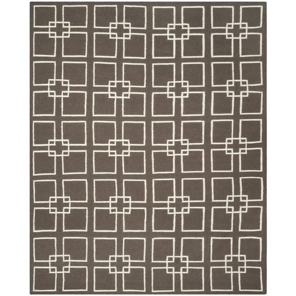 SAFAVIEH Martha Stewart MSR1151E Tilled Soil Brown Rug