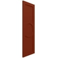thumbnail image 3 of Ekena Millwork 12"W x 52"H EnduraCore Center Circle Arts & Crafts Shutters, Pepper Red, 3 of 5
