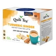 thumbnail image 2 of QuikTea Instant Turmeric Ginger Chai Tea Latte – 10 Count, earthy turmeric glow with zesty ginger warmth, low Caffeine, No artificial colors, flavors or preservatives – Just Add Hot Water, Kosher, 2 of 5