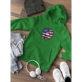 thumbnail image 3 of Patriotic Sunflower Bold Lineart Hoodie Juniors -Image by Shutterstock,  Small, 3 of 4