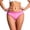 Pink, variant on Yammkia Cotton Underwear for Women Women's Thongs, T Back Low Waist See Through Panties Cotton Seamless Lace Thongs for Women(Wine,S)