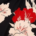 thumbnail image 4 of Wo-Fusoul Robe Longue Imprimée pour Femmes, Robe de Plage à Col en V, Tenue de Plage Grande Taille, Kimono Floral, 4 of 8