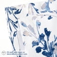 thumbnail image 5 of DriftAway Heather Flower Floral Printed Tie Up Curtain for Kitchen Bathroom Lined Blackout Adjustable Balloon 63 Inch Length Tie Up Shade for Small Window Rod Pocket Single Panel 45Wx63L Blue Lavender, 5 of 9