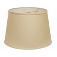 thumbnail image 4 of HomeRoots 470270 16 in. Rounded Empire Slanted Linen Lampshade Dark Wheat, 4 of 9